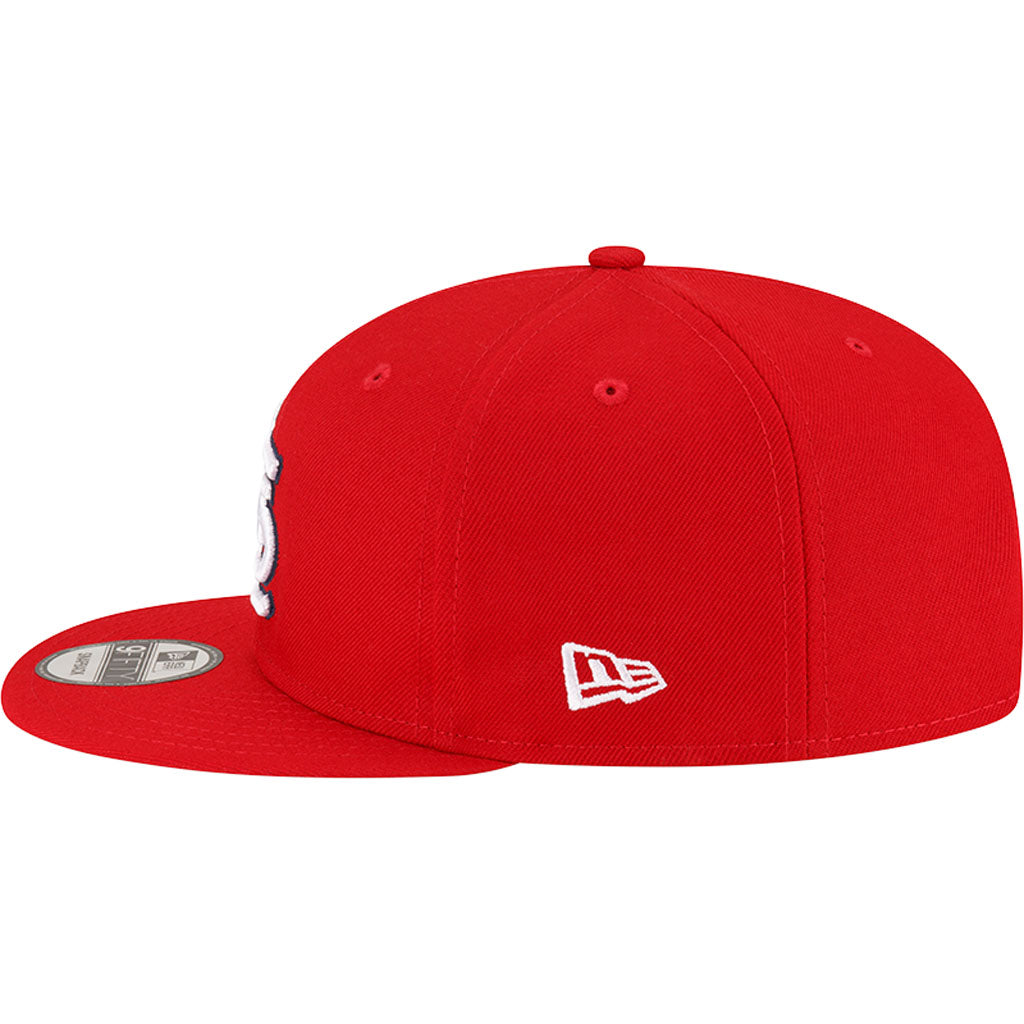 MLB St. Louis Cardinals New Era Basic 9FIFTY Snapback Hat - Red