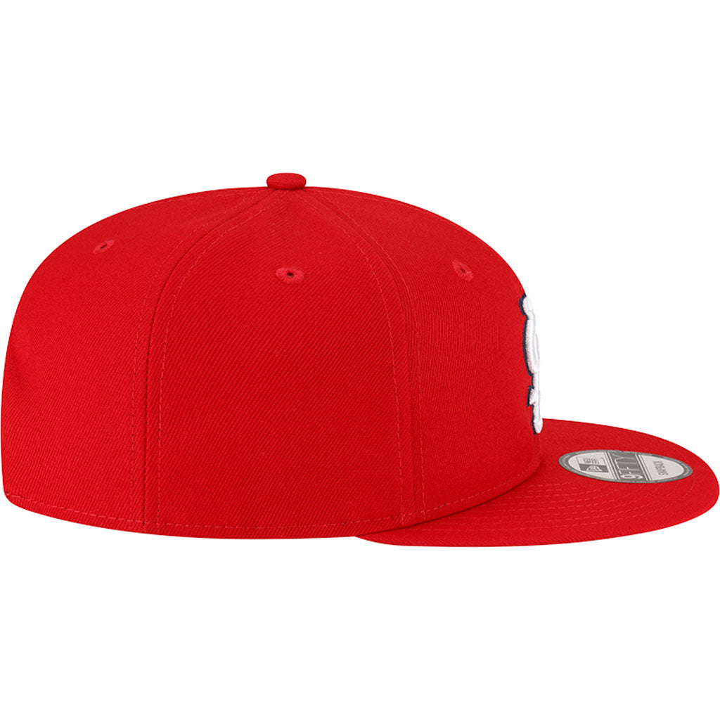 MLB St. Louis Cardinals New Era Basic 9FIFTY Snapback Hat - Red