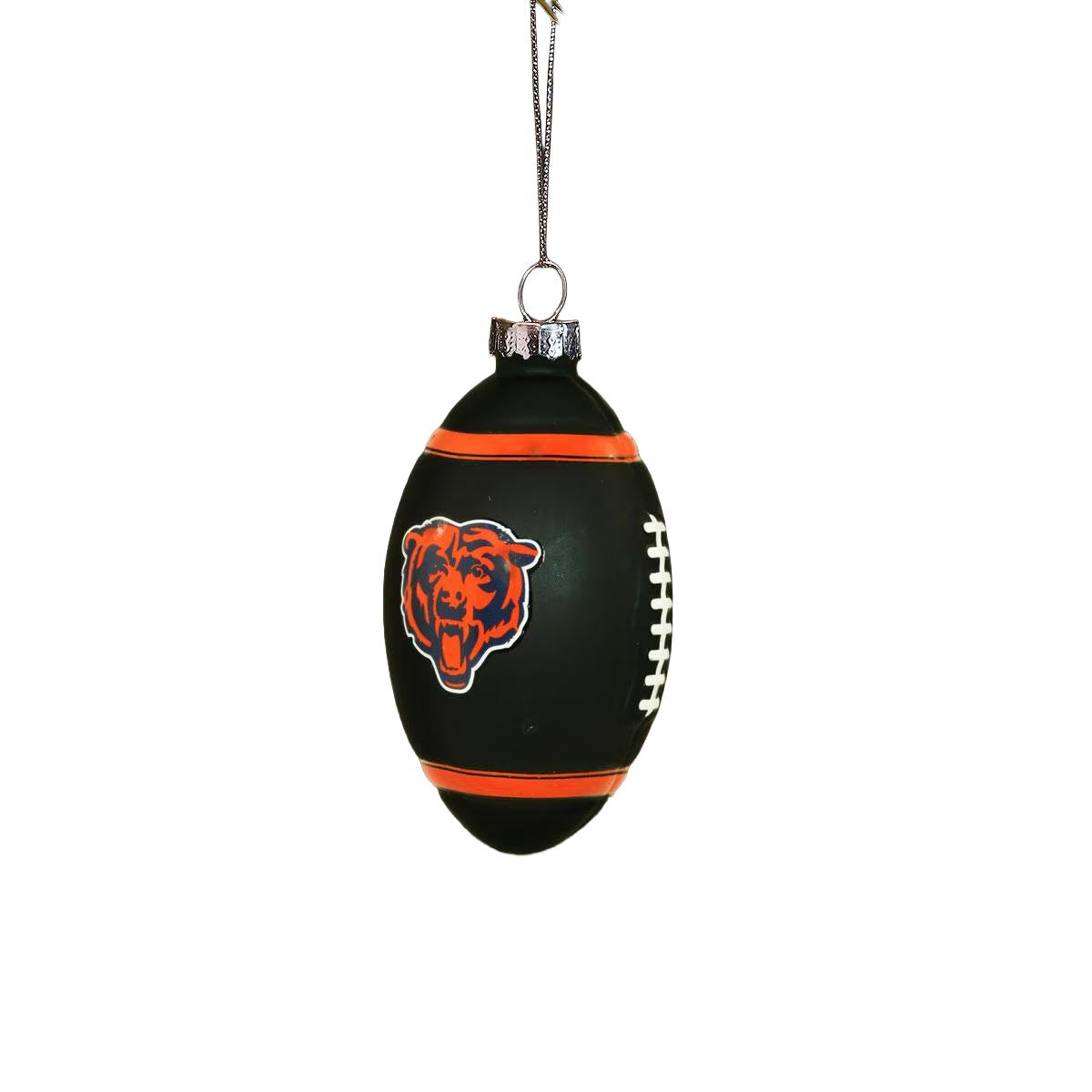 NFL Chicago Bears FOCO Glass Football Ornament