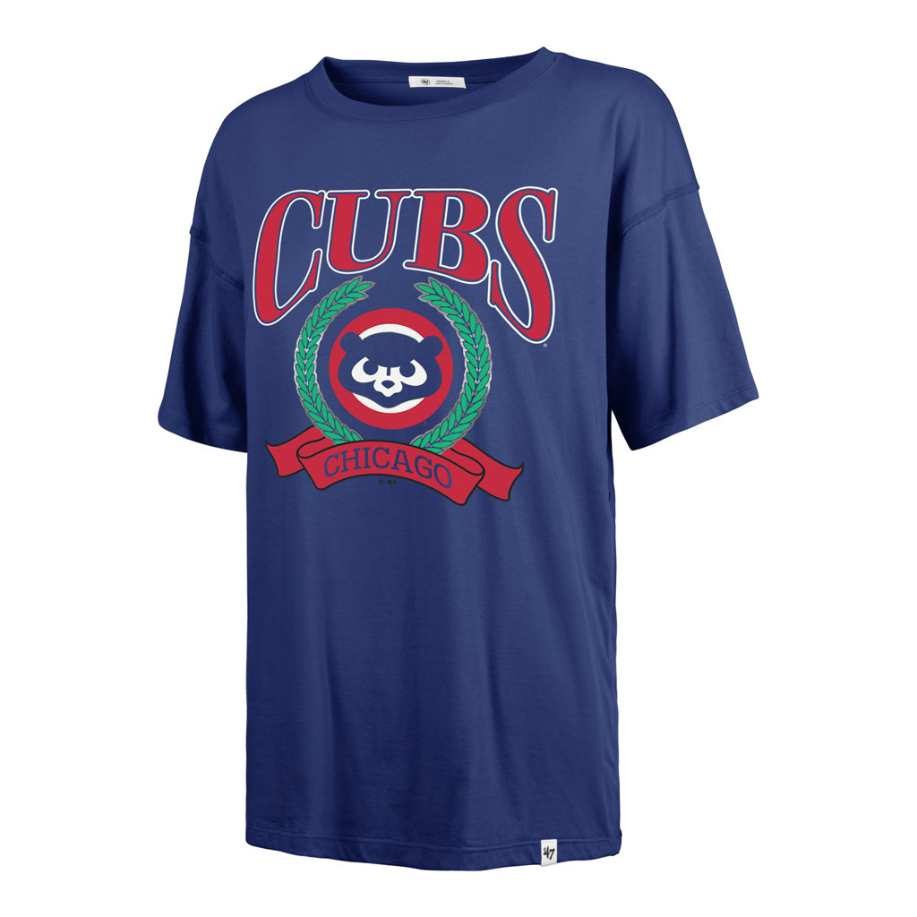 MLB Chicago Cubs '47 Women's Flaunt Sadie T-Shirt - Blue