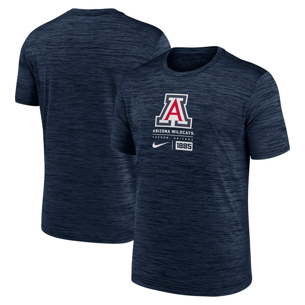 NCAA Arizona Wildcats Nike Velocity Center Block T-Shirt - Navy