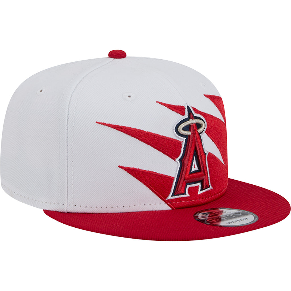 MLB Los Angeles Angels New Era Jagged 9FIFTY Snapback Hat - White