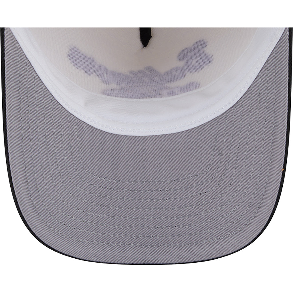 NFL Baltimore Ravens New Era Chainstitch Two-Tone 9FIFTY A-Frame Snapback Hat - Cream