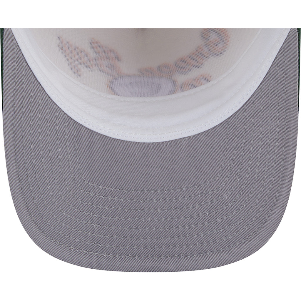 NFL Green Bay Packers New Era Chainstitch Two-Tone 9FIFTY A-Frame Snapback Hat - Cream