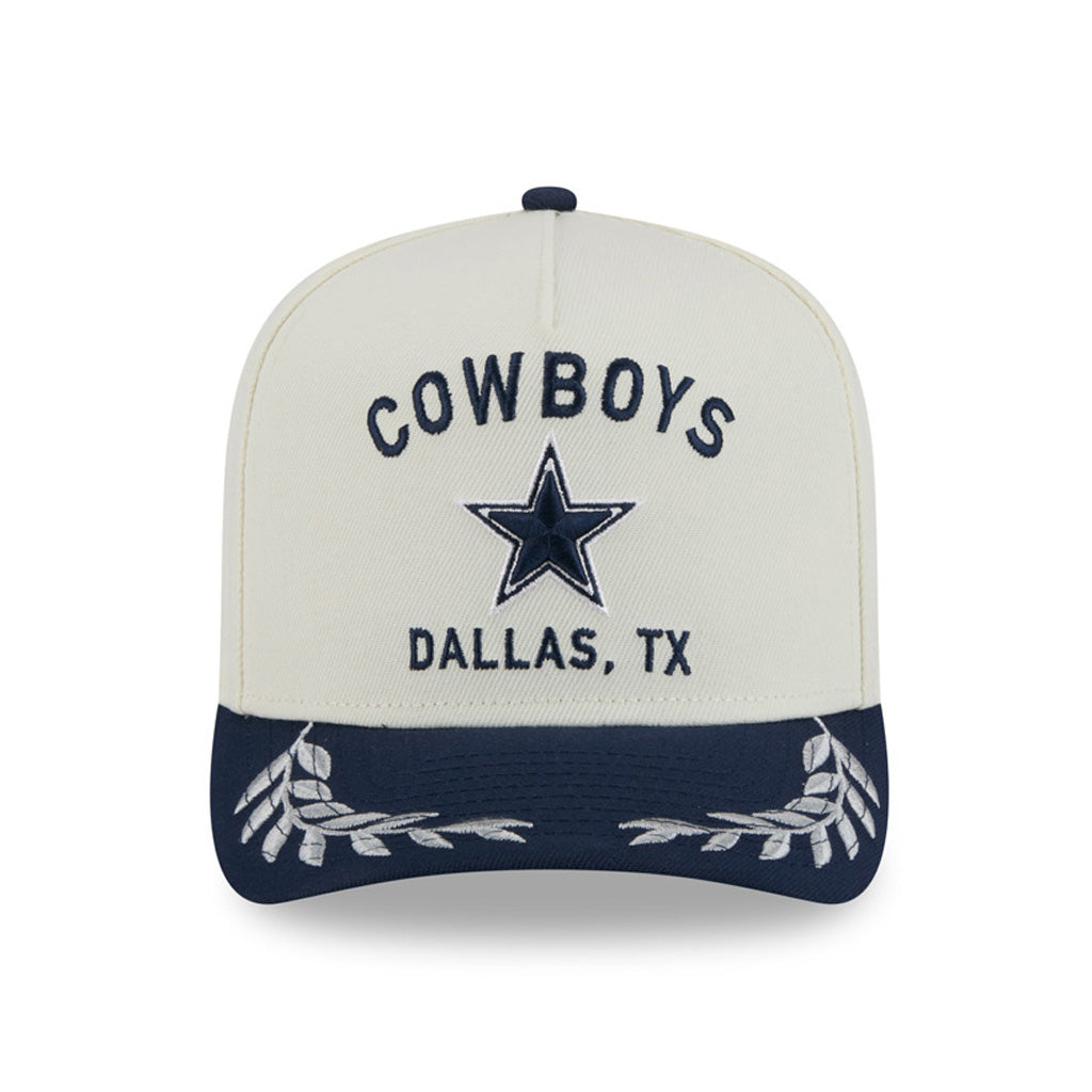 NFL Dallas Cowboys New Era 2025 Draft 9FIFTY A-Frame Hat - Chrome