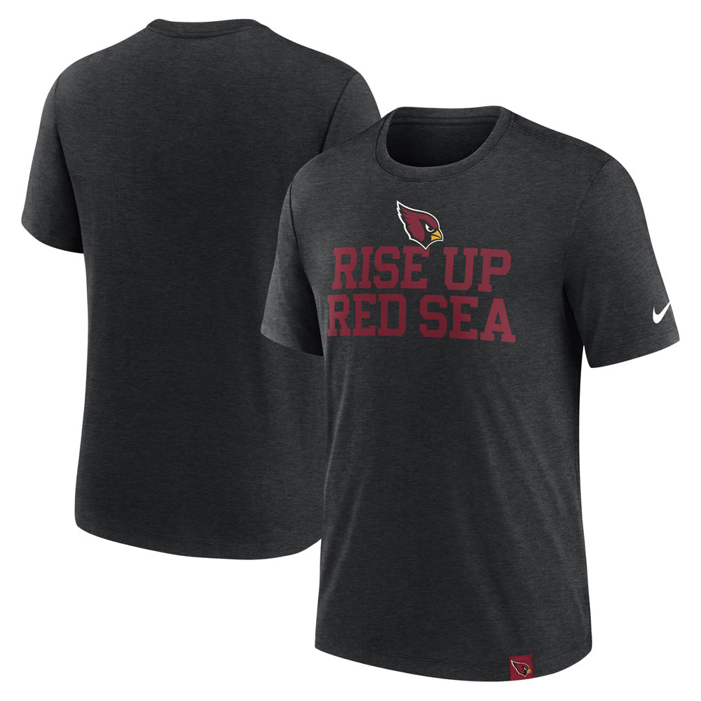 NFL Arizona Cardinals Nike Tri-Blend T-Shirt - Black