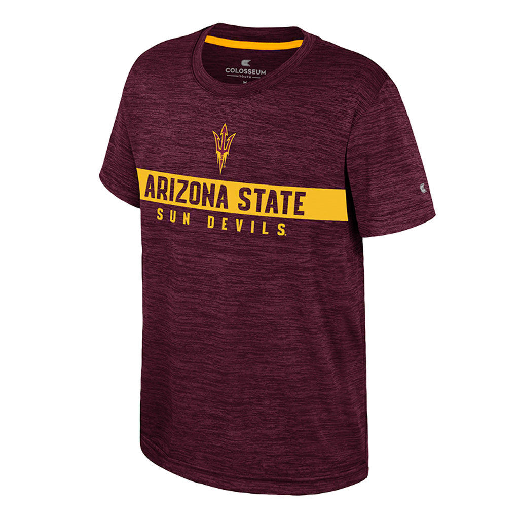 NCAA Arizona State Sun Devils Colosseum Youth Cumulus T-Shirt - Maroon