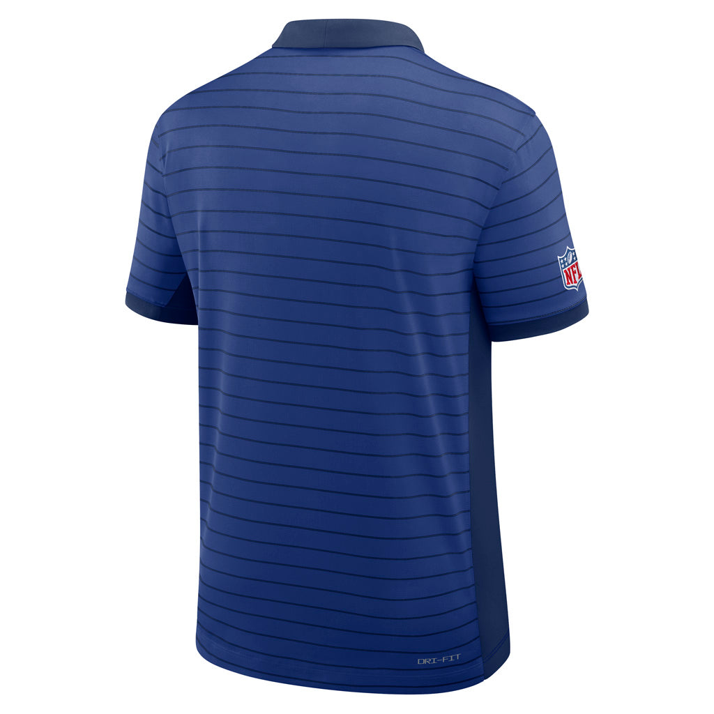 NFL New York Giants Nike 2025 Dri-Fit Striped Polo - Blue