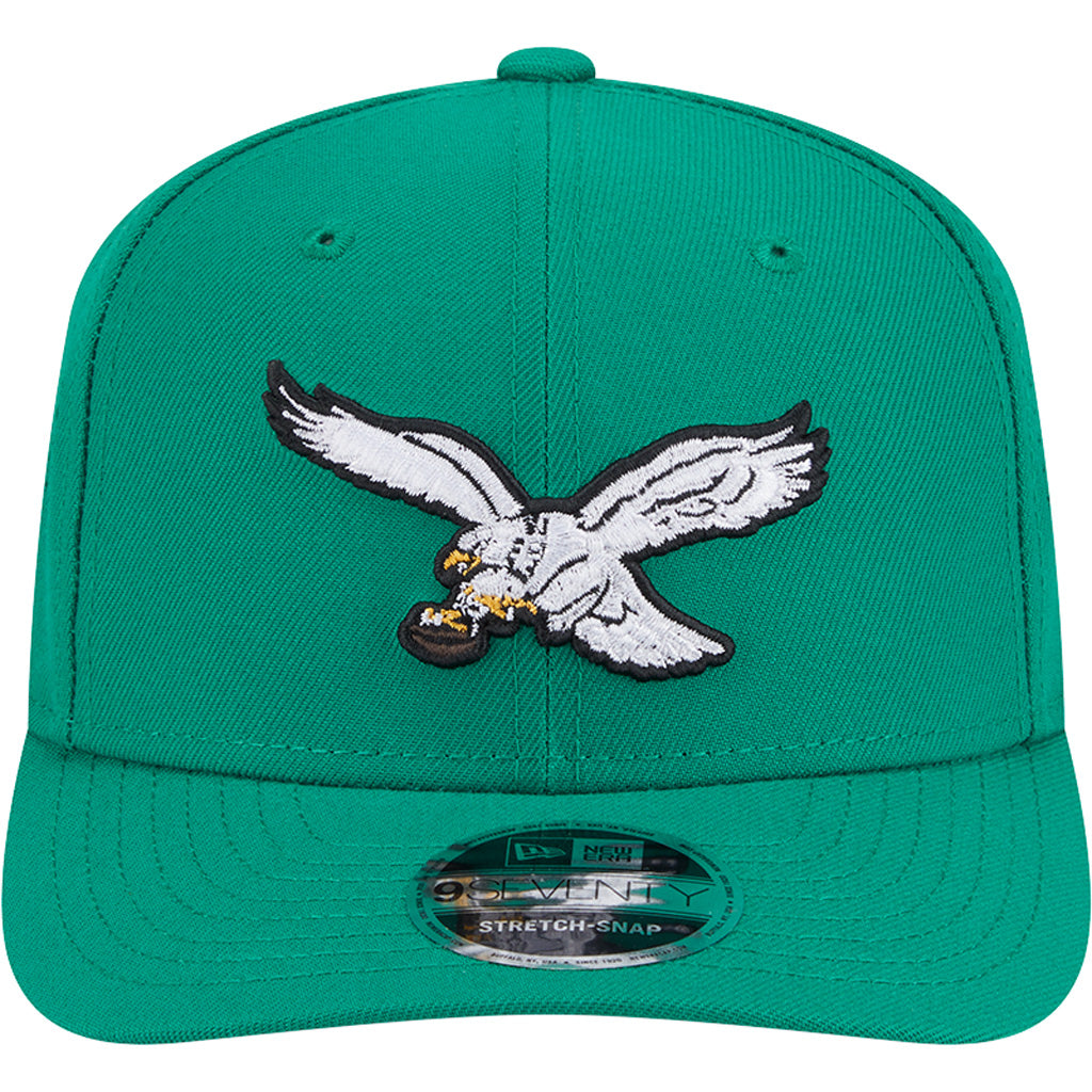 NFL Philadelphia Eagles New Era Performance 9SEVENTY Stretch-Snapback Hat - Green