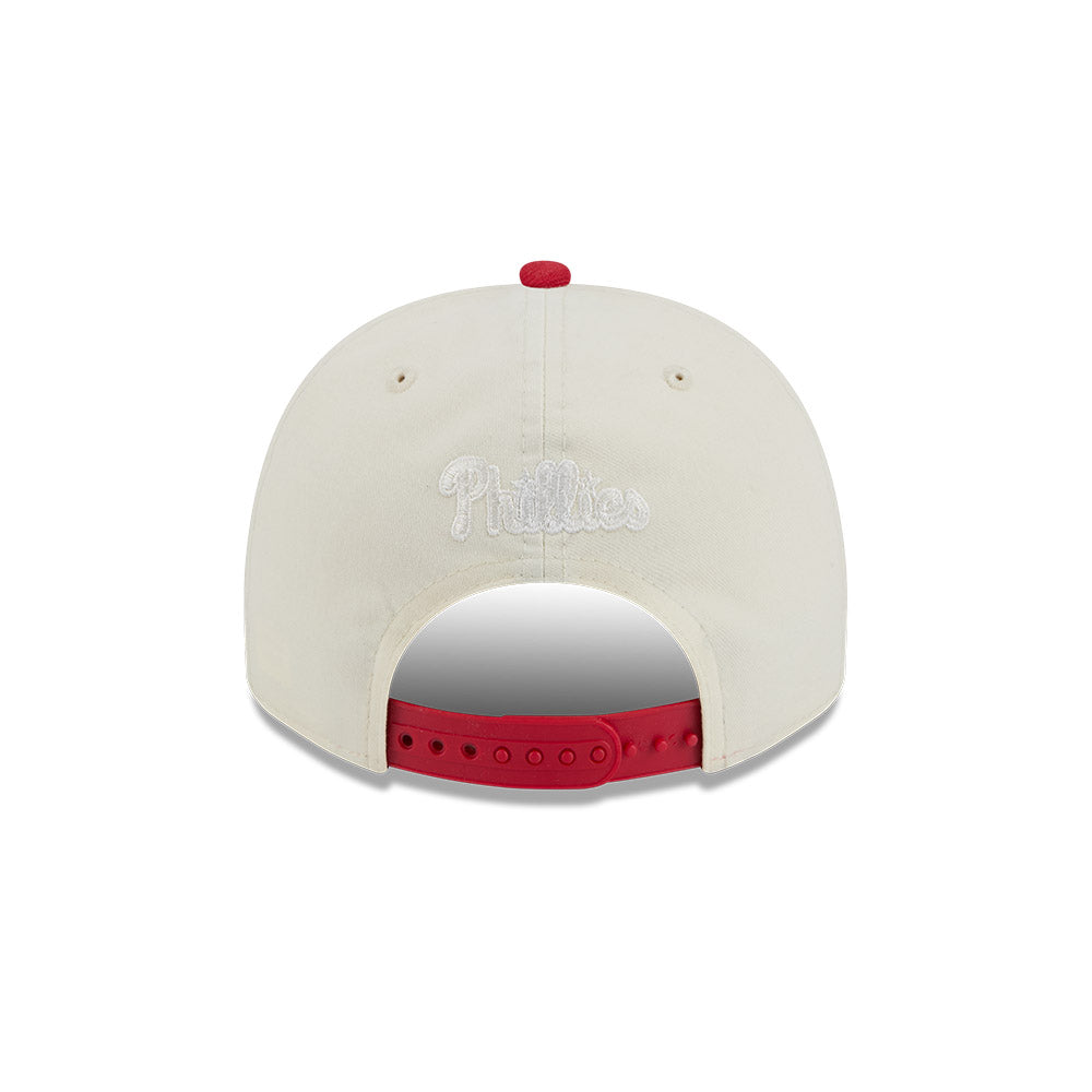 MLB Philadelphia Phillies New Era Scribble 9FIFTY A-Frame Snapback Hat - Cream