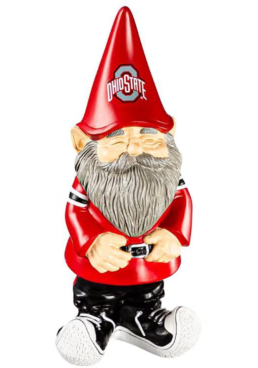 NCAA Ohio State Buckeyes Evergreen Gnome Statue