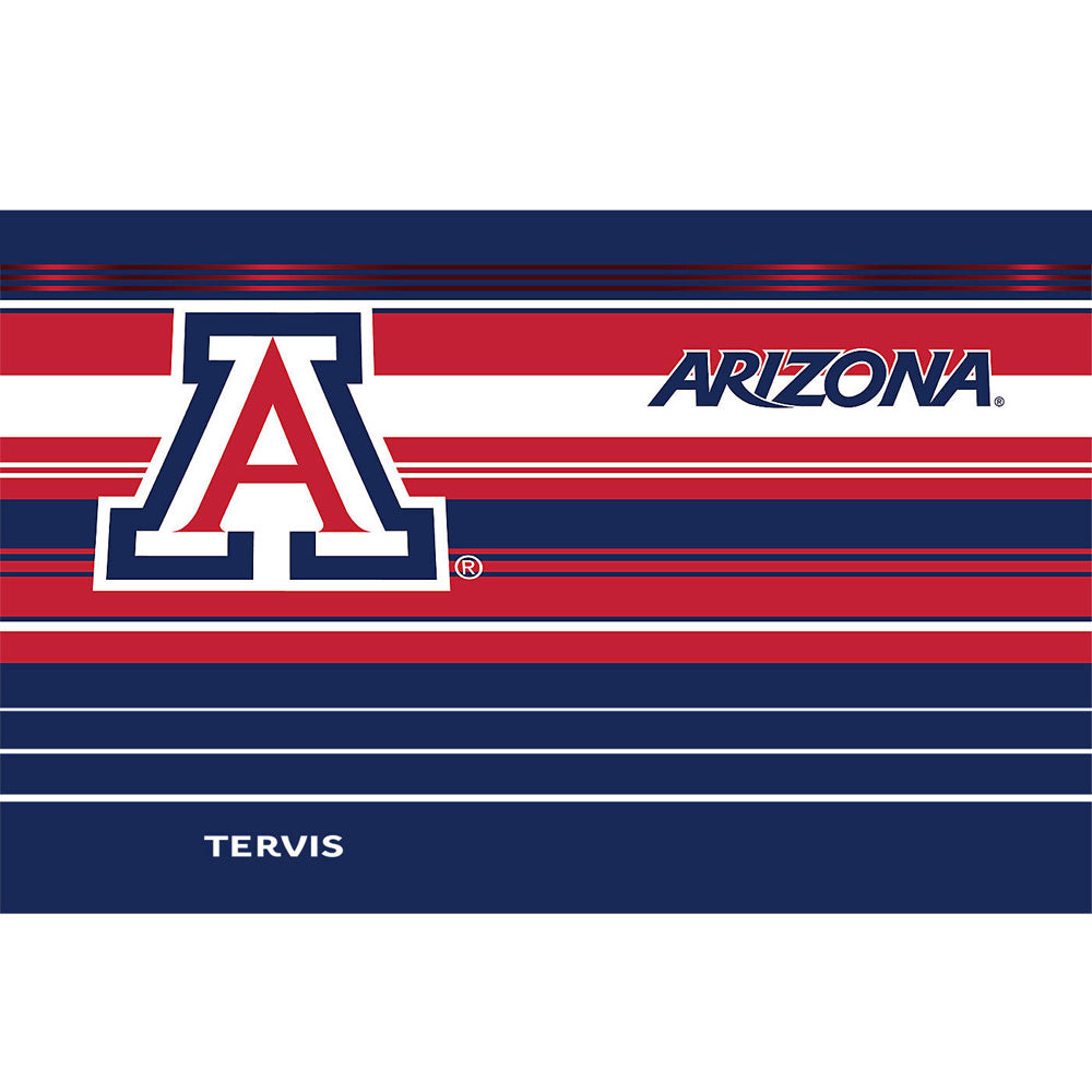 NCAA Arizona Wildcats Tervis 30oz Hype Stripes Steel Tumbler