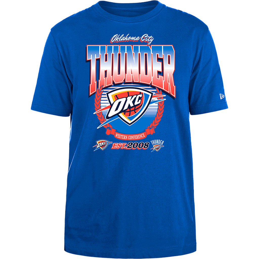 NBA Oklahoma City Thunder New Era Car Show T-Shirt - Blue