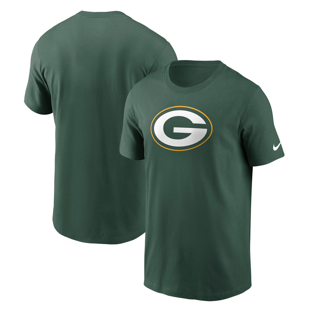 NFL Green Bay Packers Nike Cotton Essential Logo T-Shirt - Green