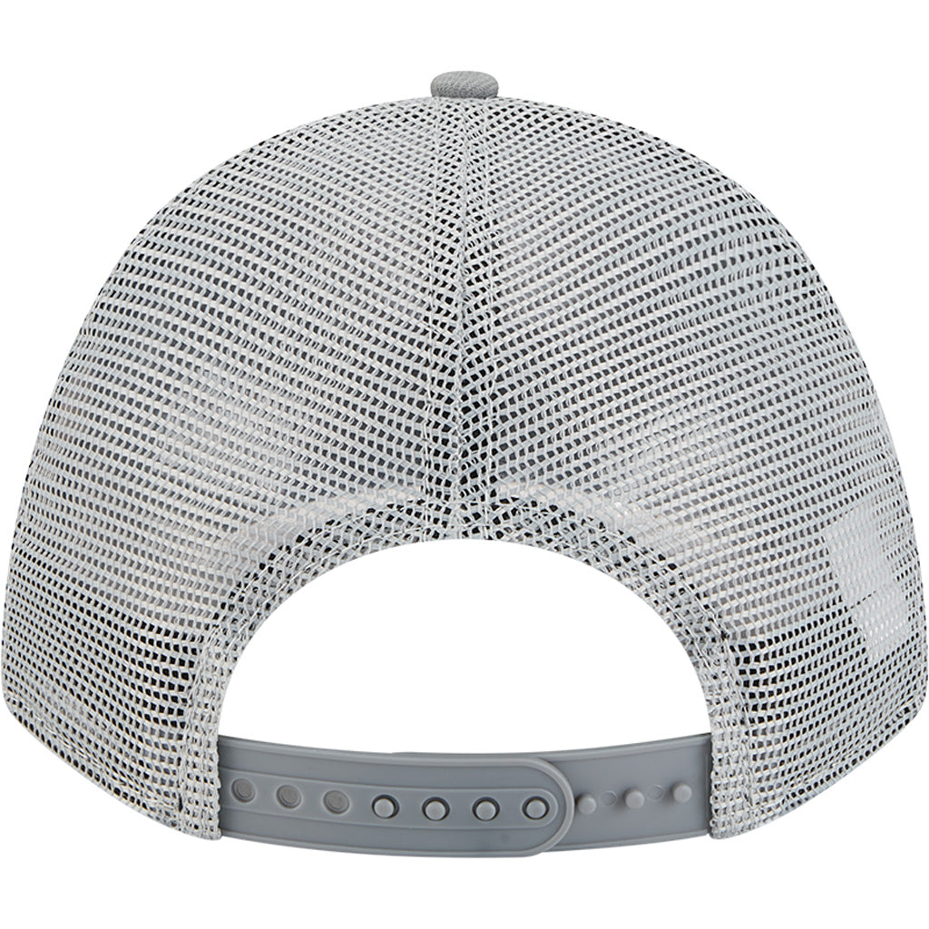 MLB Los Angeles Angels New Era Gray Tonal 9FORTY M-Crown Snapback Trucker Hat - Gray