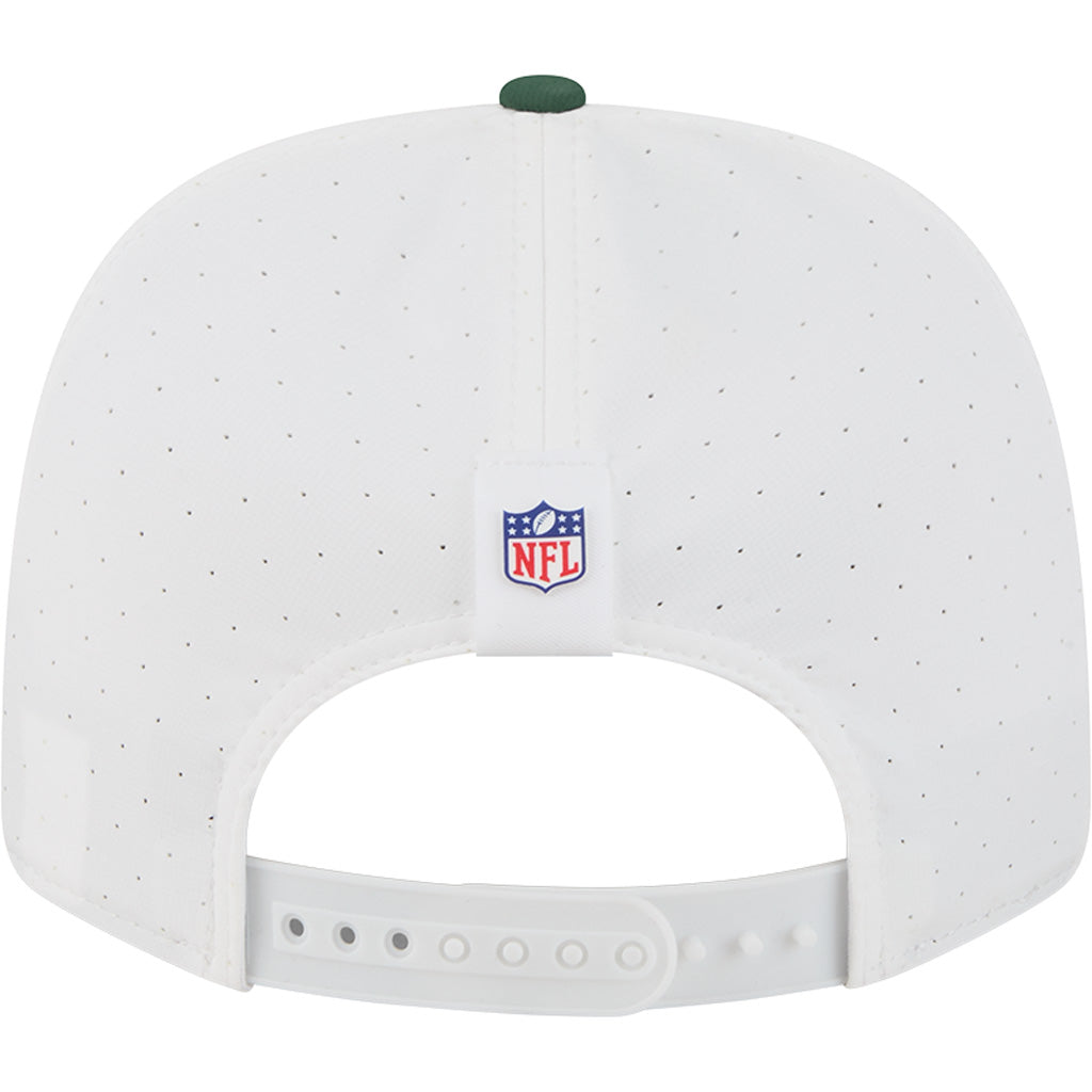NFL Green Bay Packers New Era 2025 Training 9SEVENTY Stretch-Snapback Hat - White