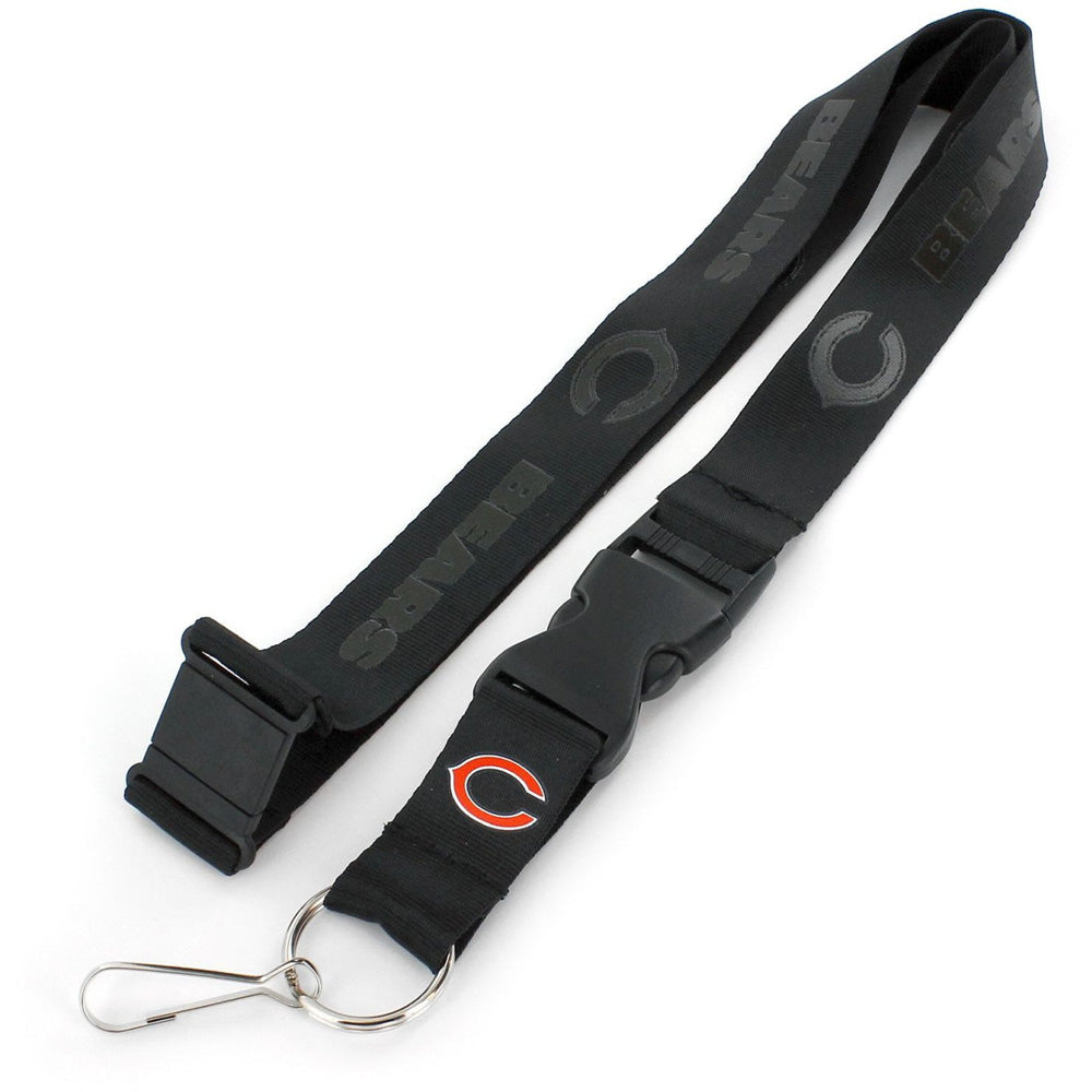 NFL Chicago Bears Aminco Black on Black Lanyard