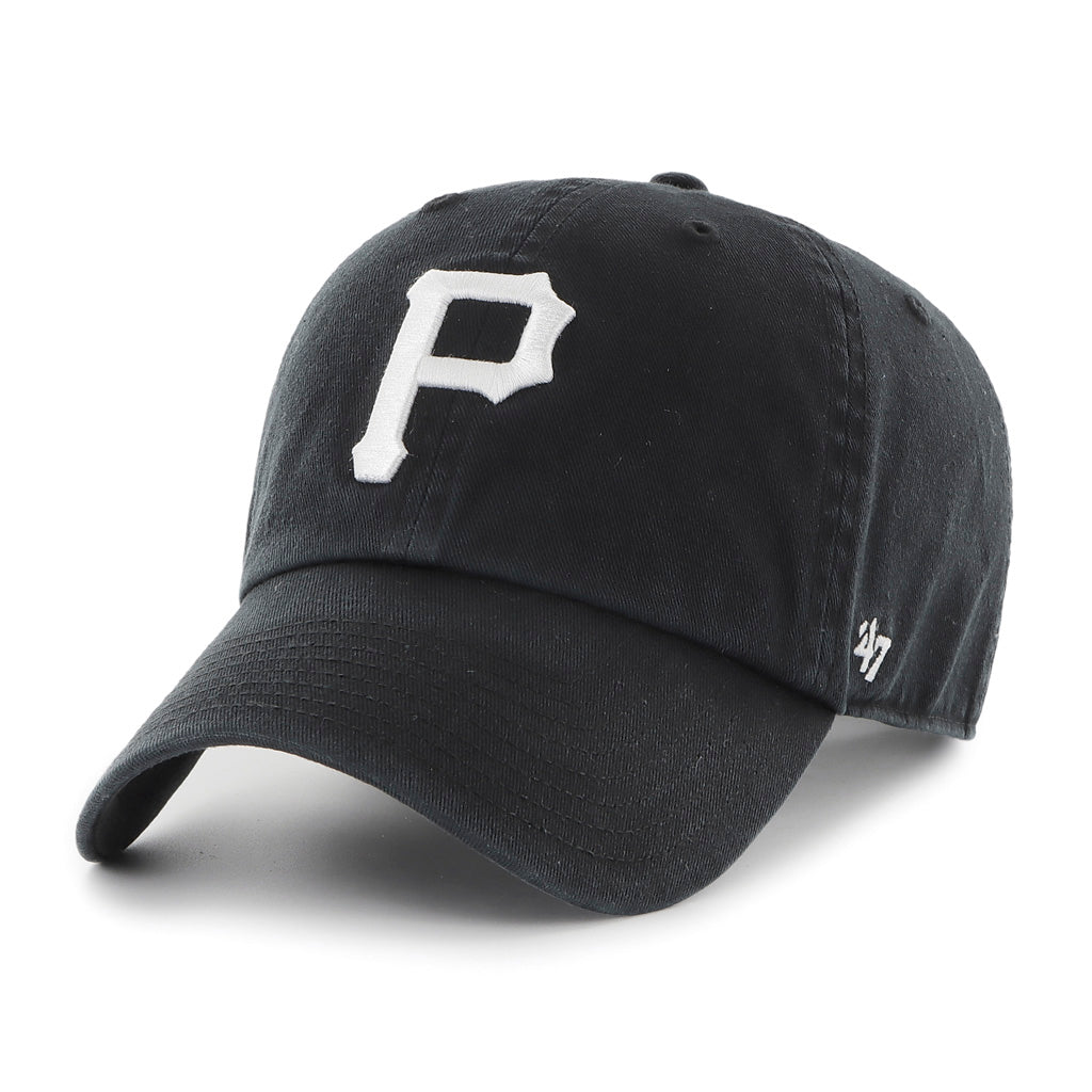 MLB Pittsburgh Pirates '47 Black & White Clean Up Hat - Black