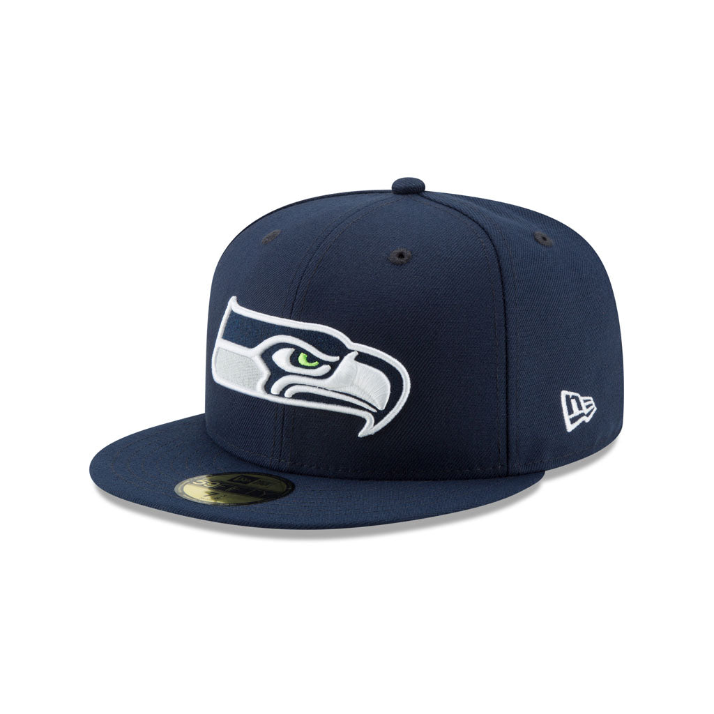 NFL Seattle Seahawks New Era Super Bowl LX Champions Side Patch 59FIFTY Fitted Hat - Black