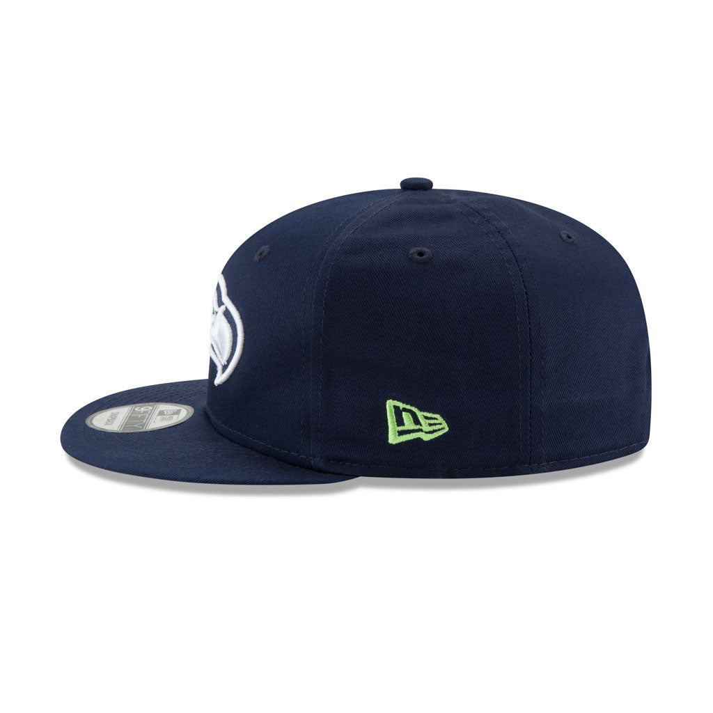 NFL Seattle Seahawks New Era Super Bowl LX Champions Side Patch 9FIFTY Snapback Hat - Navy