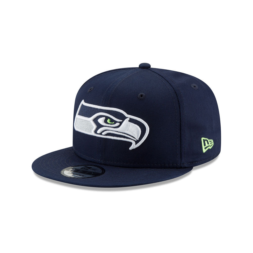 NFL Seattle Seahawks New Era Super Bowl LX Side Patch 9FIFTY Snapback Hat - Navy