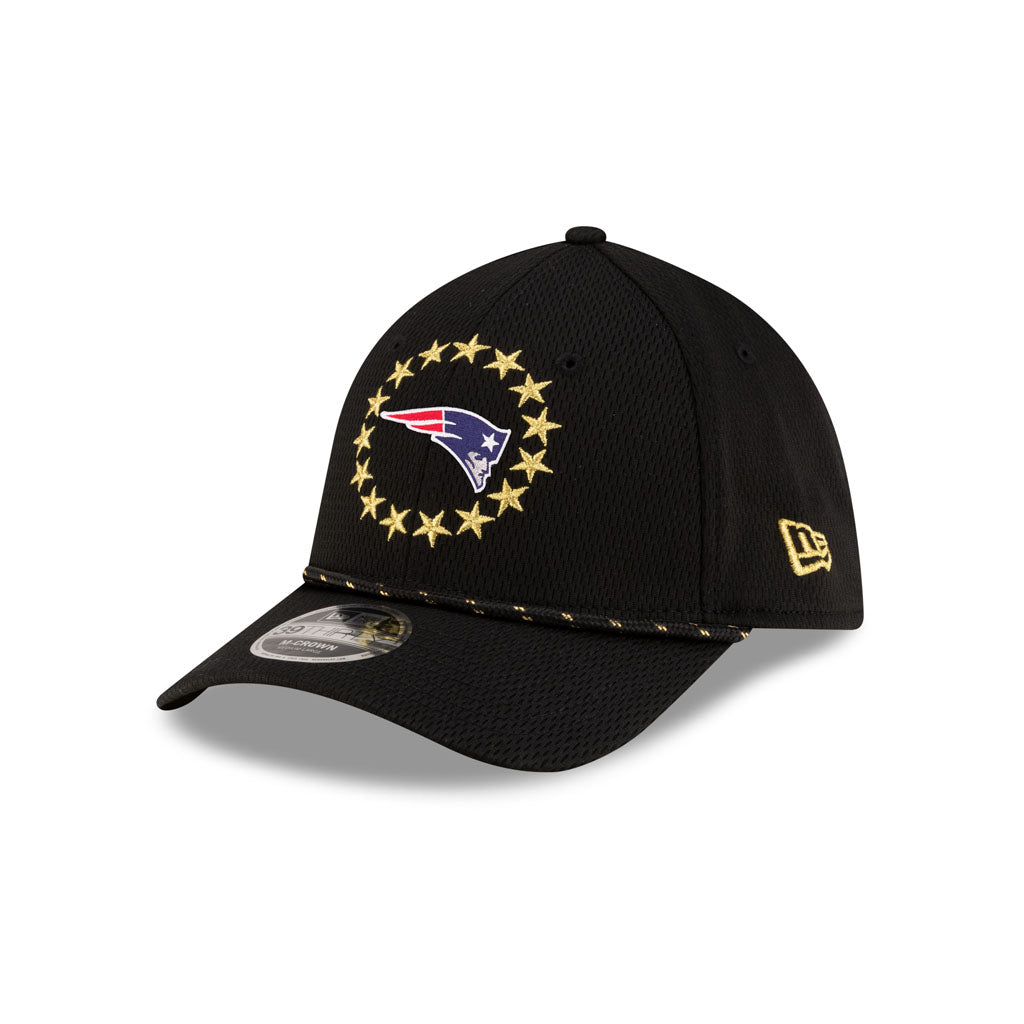 NFL New England Patriots New Era Super Bowl LX Participation 39THIRTY M-Crown Flex Fit Hat - Black