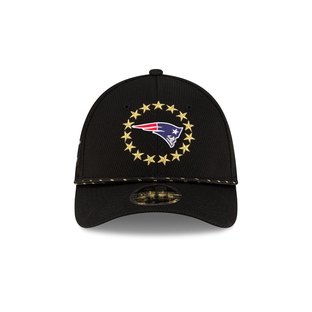 NFL New England Patriots New Era Super Bowl LX Participation 39THIRTY M-Crown Flex Fit Hat - Black