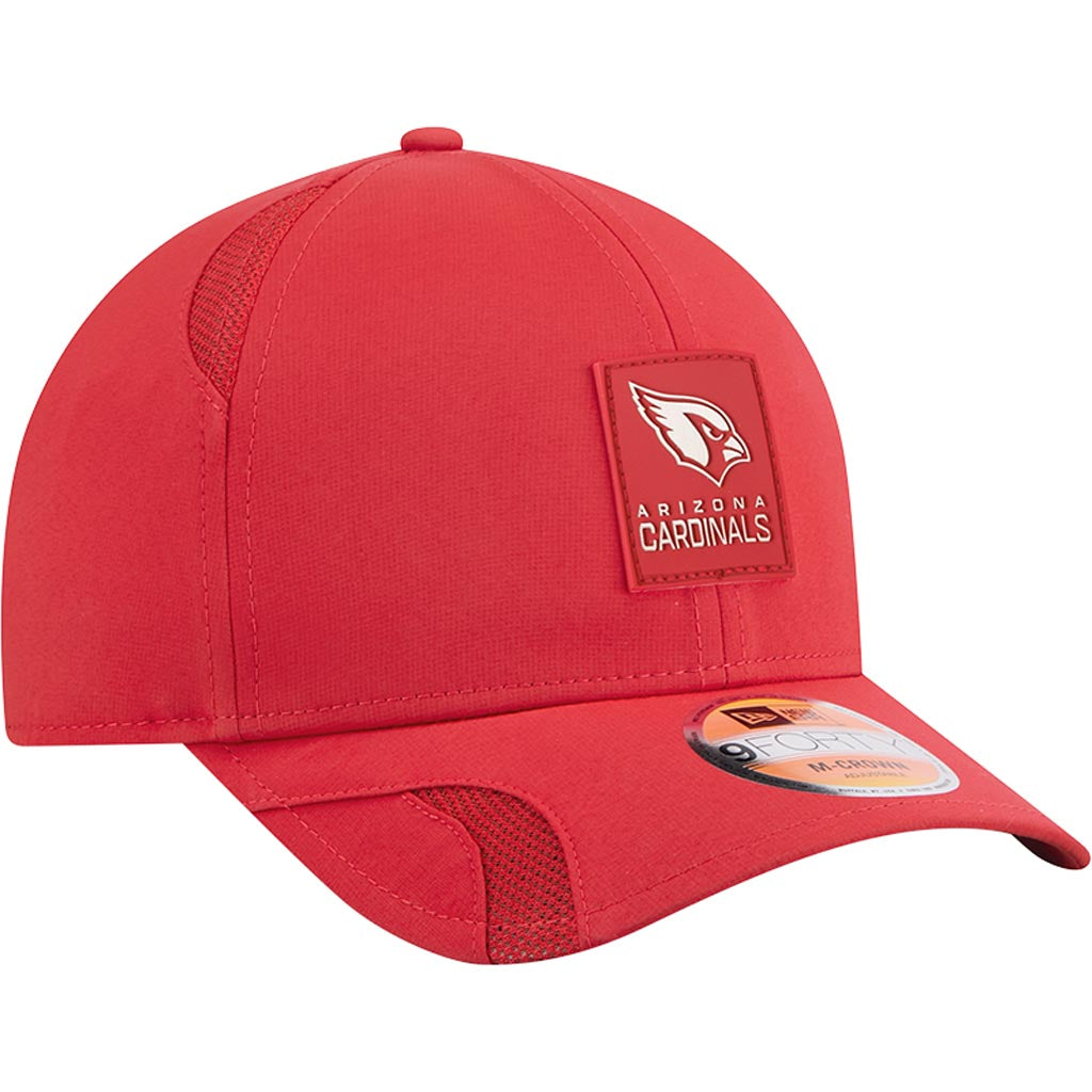 NFL Arizona Cardinals New Era 2025 Sideline 9FORTY M-Crown Snapback Hat - Red