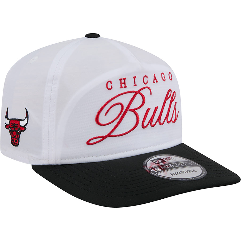 NBA Chicago Bulls New Era 2025 NBA Draft 9FIFTY Golfer Adjustable Hat - White