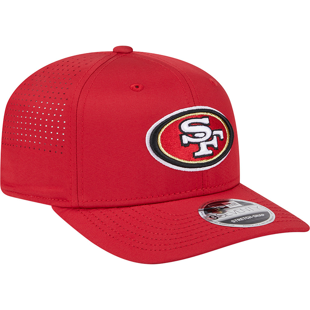 NFL San Francisco 49ers New Era Perform 9SEVENTY Stretch Snapback Hat - Red