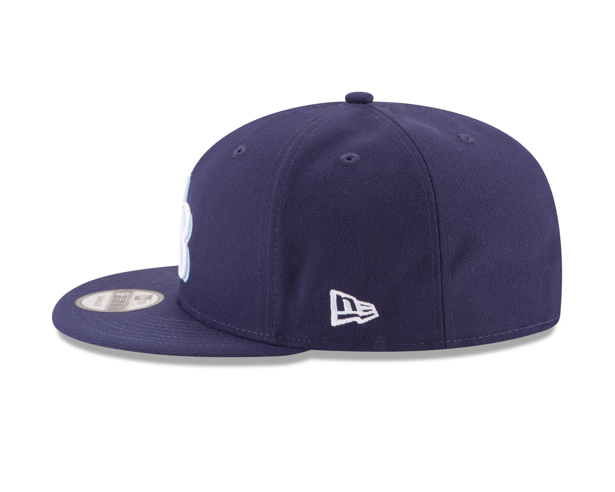 MLB Tampa Bay Rays New Era 2026 World Series Patch 9FIFTY Snapback Hat- Navy