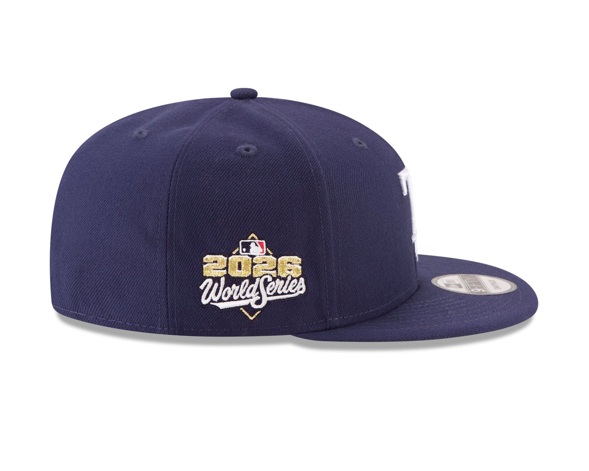 MLB Tampa Bay Rays New Era 2026 World Series Patch 9FIFTY Snapback Hat- Navy