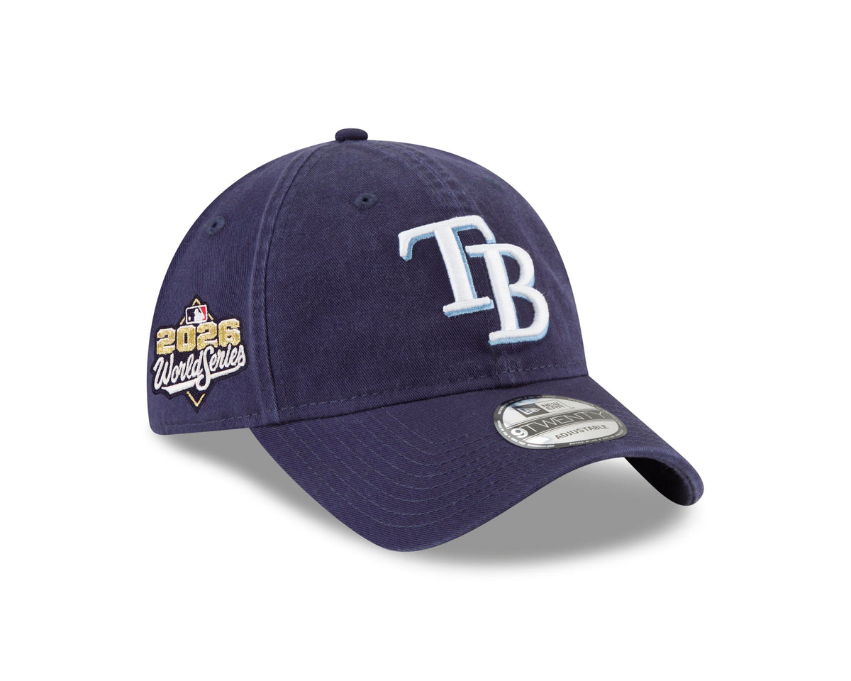 MLB Tampa Bays Rays New Era 2026 World Series Patch 9TWENTY Adjustable Hat- Navy