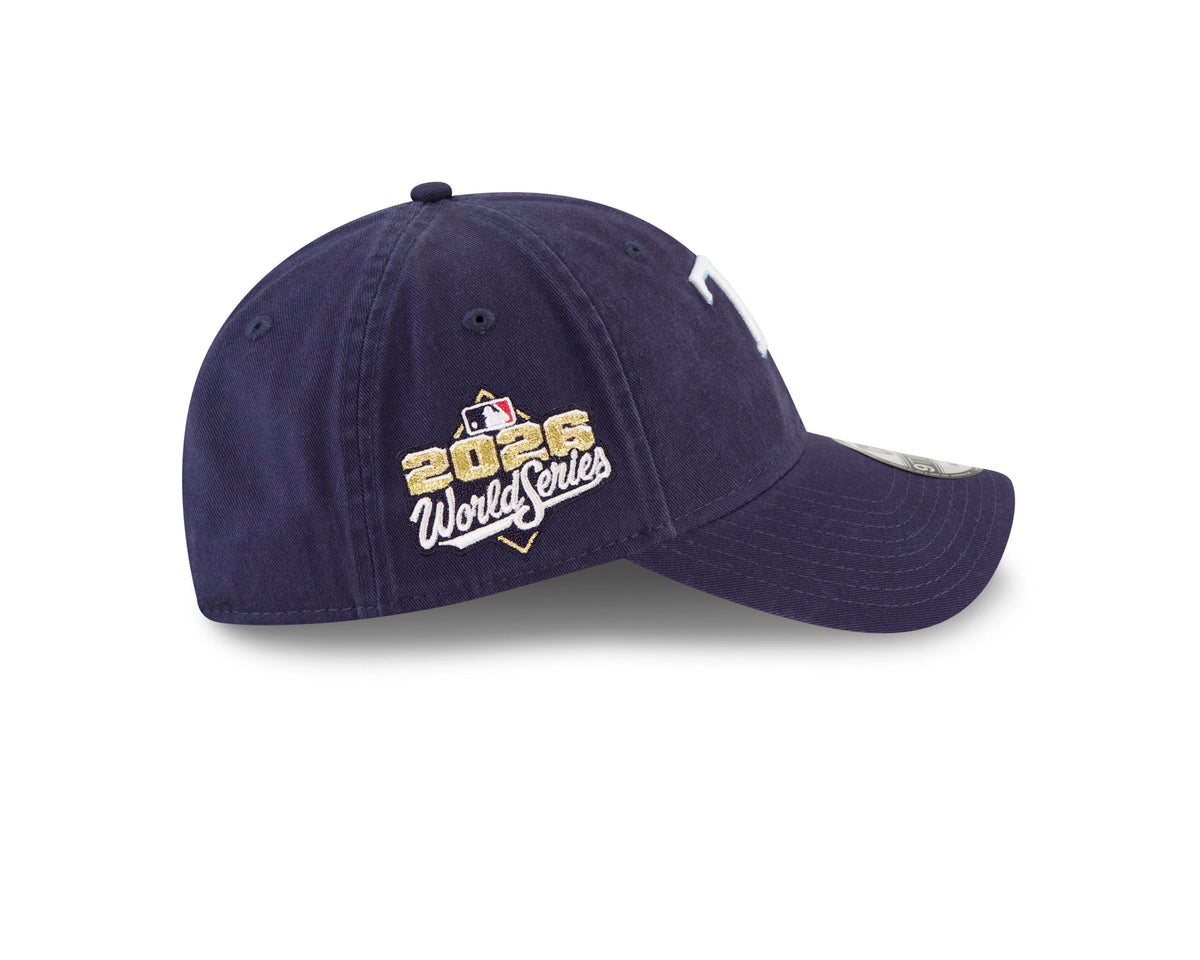 MLB Tampa Bays Rays New Era 2026 World Series Patch 9TWENTY Adjustable Hat- Navy