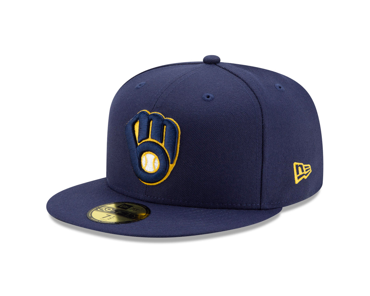 MLB Milwaukee Brewers New Era World Series 2026 Champs Patch 59FIFTY Fitted Hat- Navy