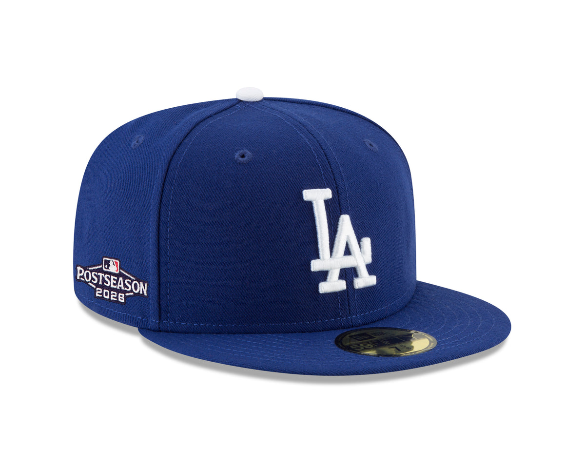 MLB Los Angeles Dodgers New Era 2026 Post Season On-Field Game 59FIFTY Fitted Hat- Blue