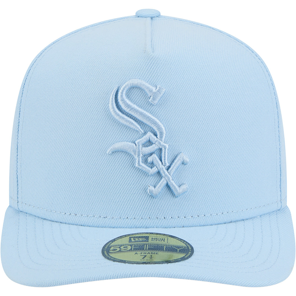 MLB Chicago White Sox New Era Tonal Blue 59FIFTY A-Frame Fitted Hat - Blue