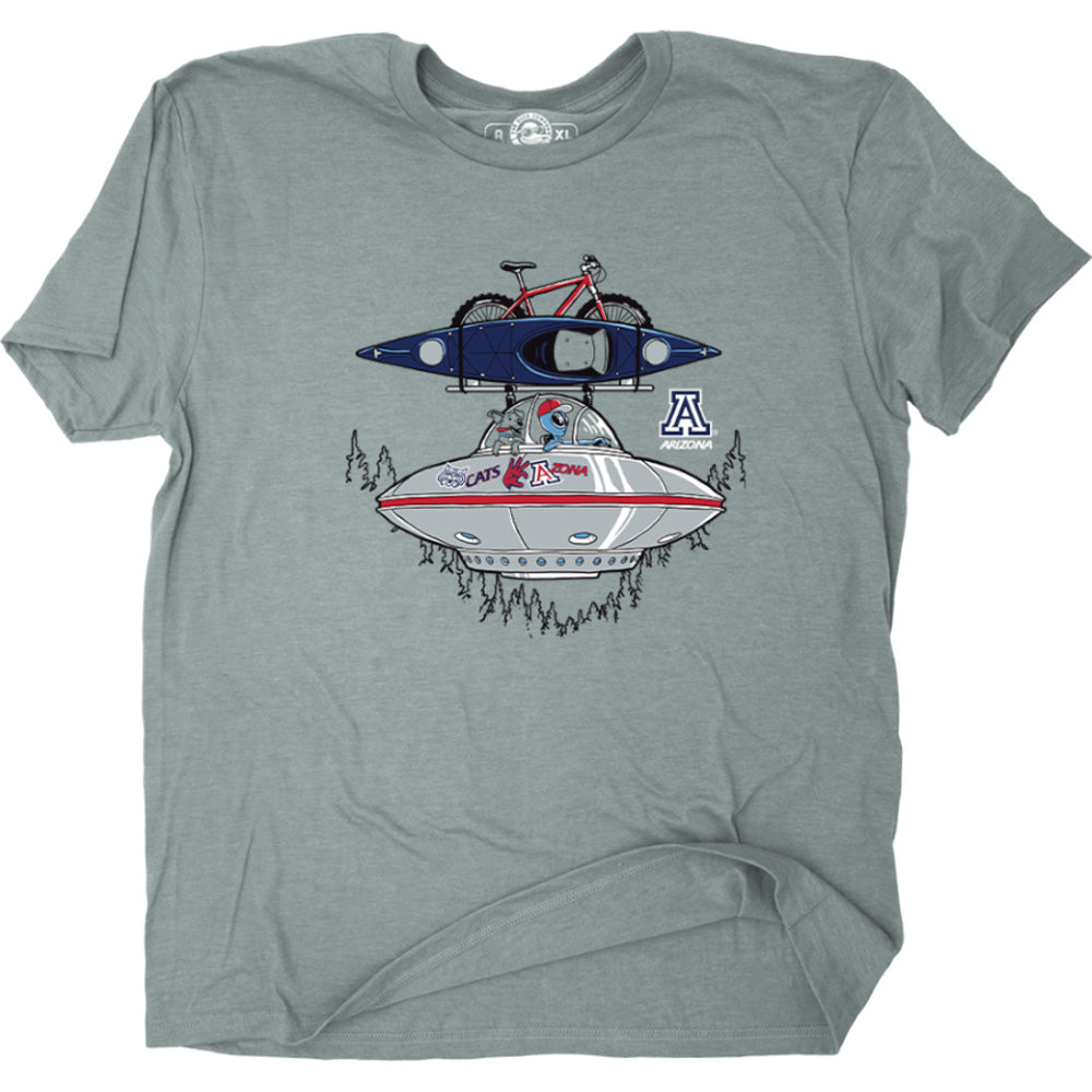 NCAA Arizona Wildcats The Duck Company Outdoor Alien T-Shirt - Blue