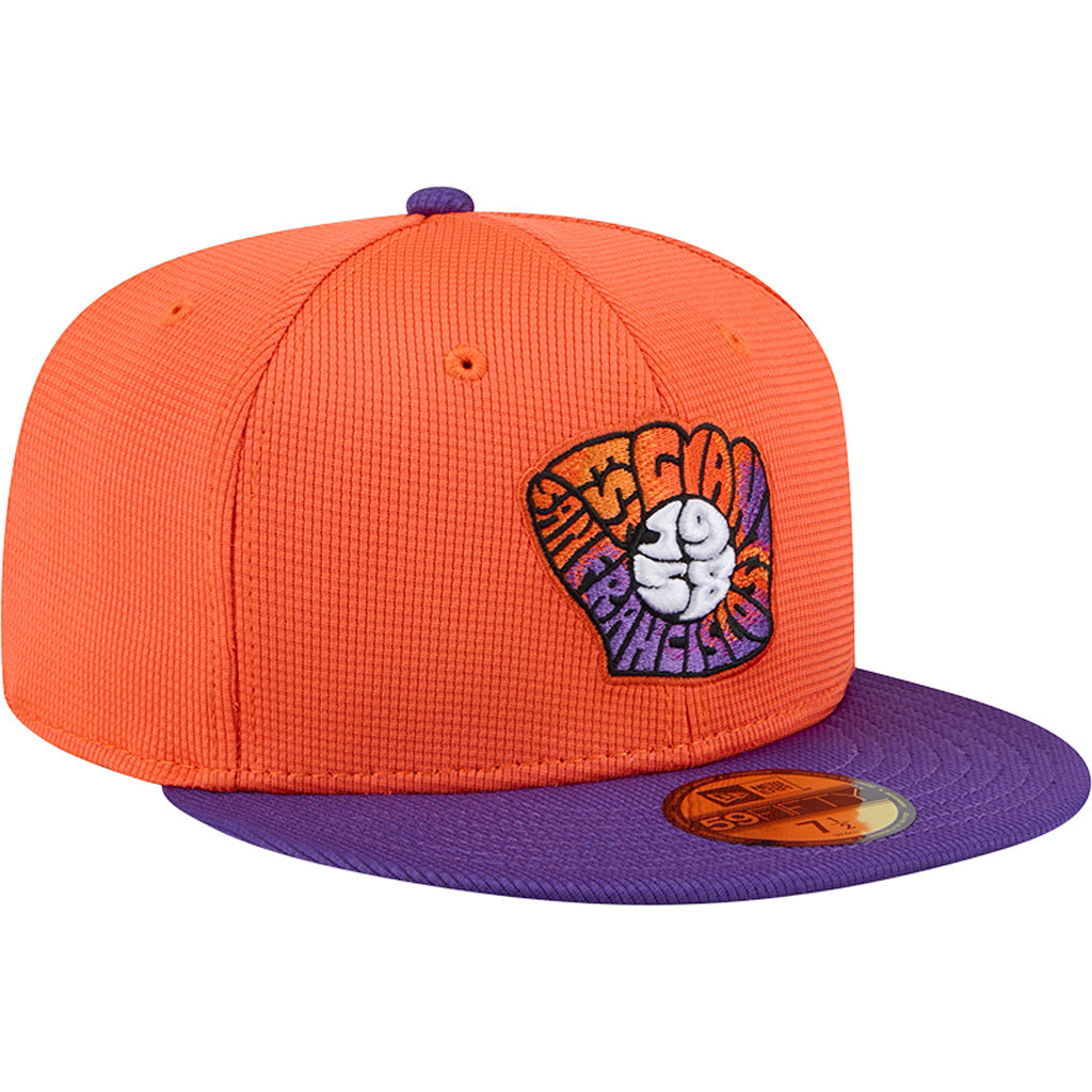 MLB San Francisco Giants New Era 2025 City Connect Batting Practice 59FIFTY Fitted Hat - Orange