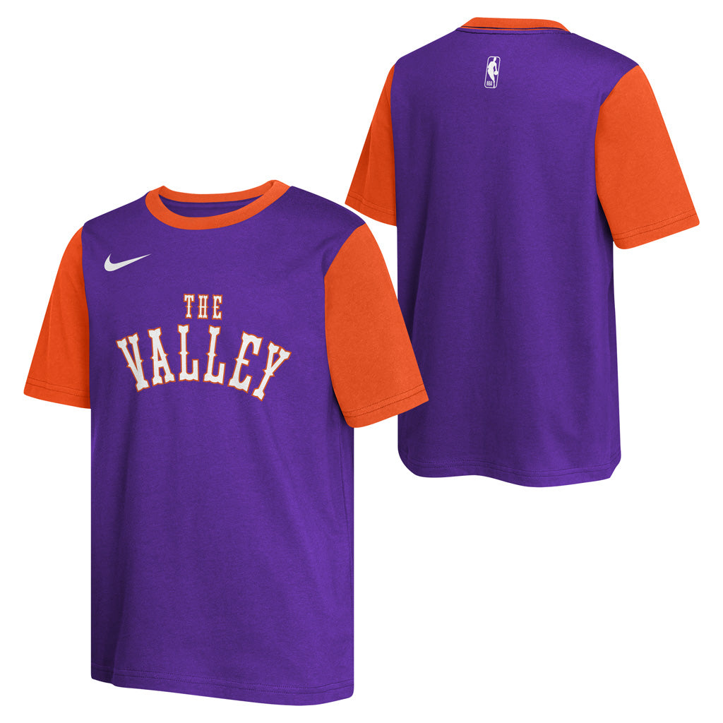NBA Phoenix Suns Youth Nike City Edition 2024/25 Colorblock T-Shirt