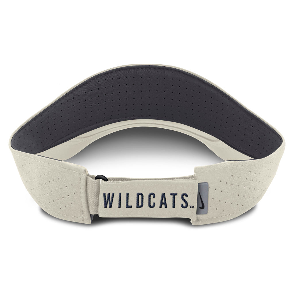 NCAA Arizona Wildcats Nike Ace Performance Visor Hat - Cream