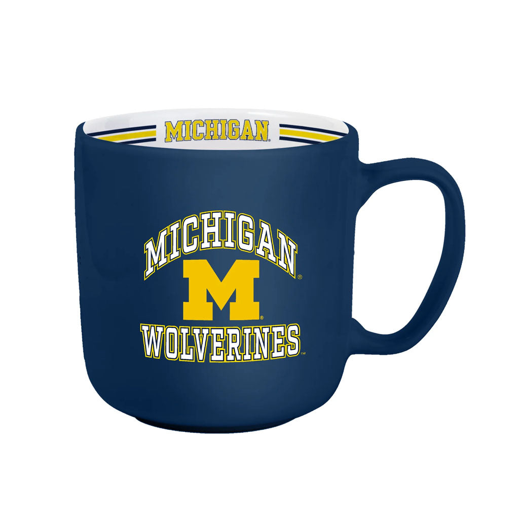 NCAA Michigan Wolverines Logo Brands 15oz Stripe Mug