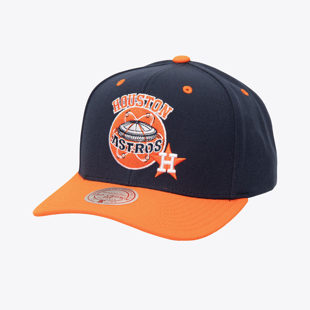 MLB Houston Astros Mitchell & Ness Cooperstown All In 2.0 Pro Snapback Hat - Navy