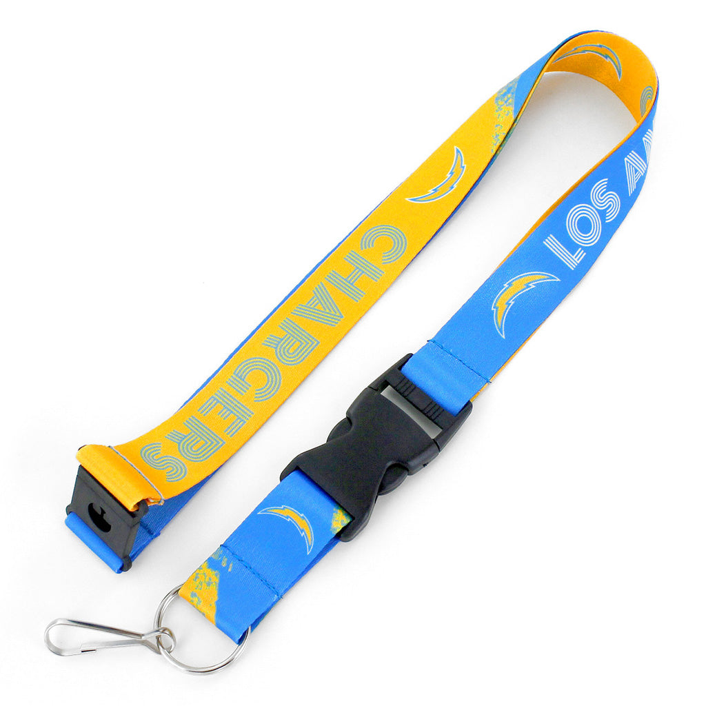NFL Los Angeles Chargers Aminco Crossfade Lanyard - Blue