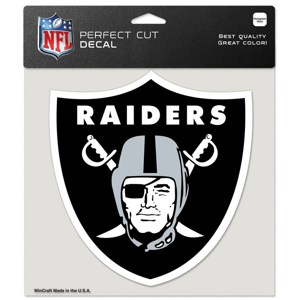 NFL Las Vegas Raiders WinCraft 8&quot; x 8&quot; Logo Decal