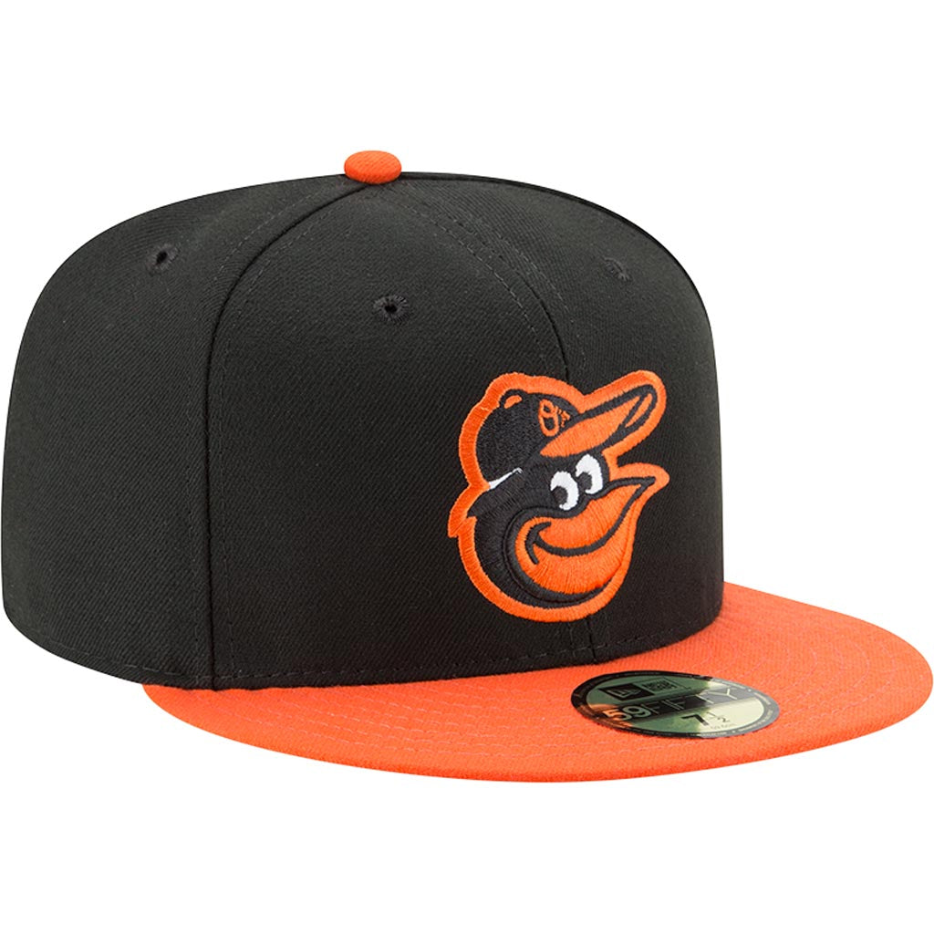 MLB Baltimore Orioles New Era Authentic Collection Road On-Field 59FIFTY Fitted Hat - Black