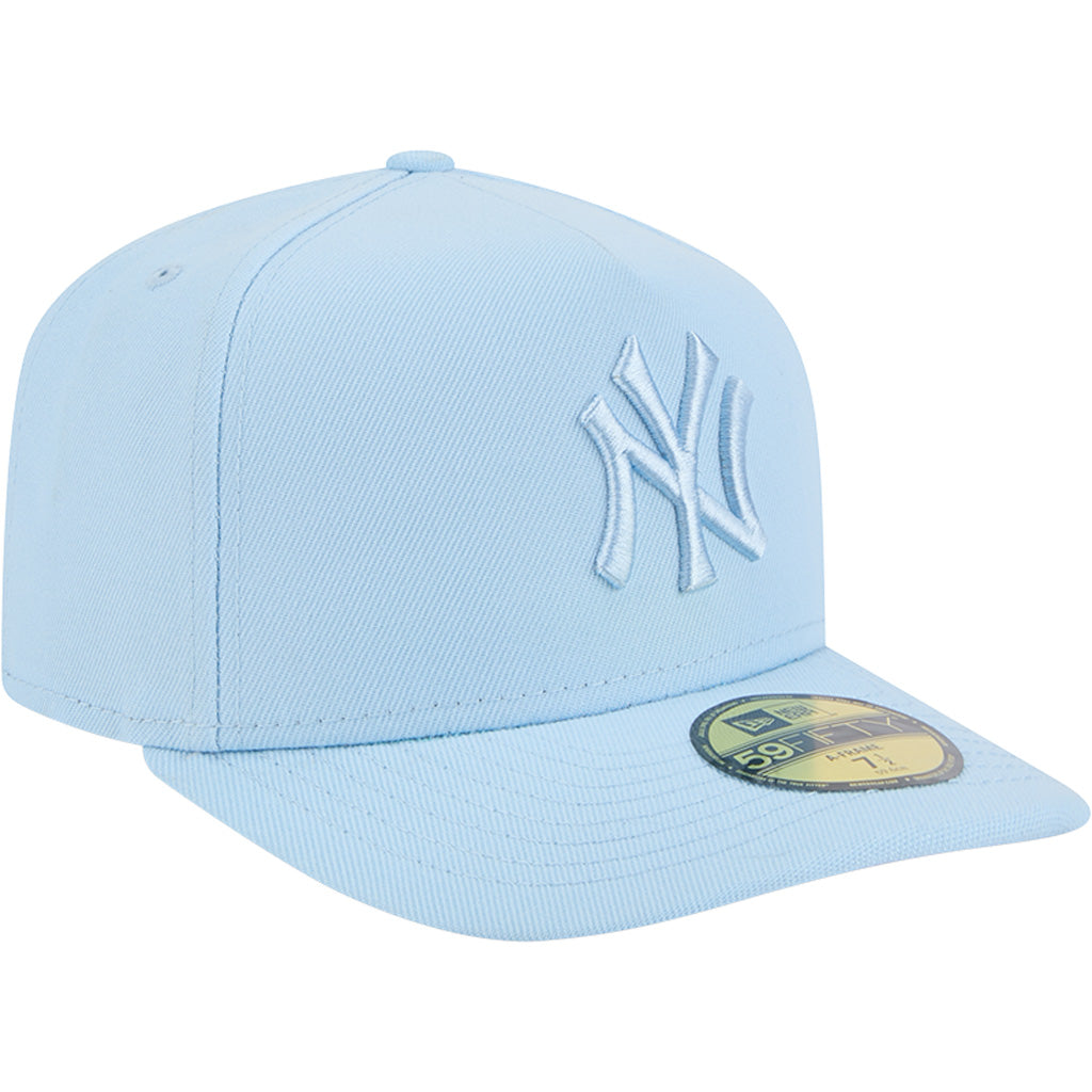 MLB New York Yankees New Era Tonal Blue 59FIFTY A-Frame Fitted Hat - Blue