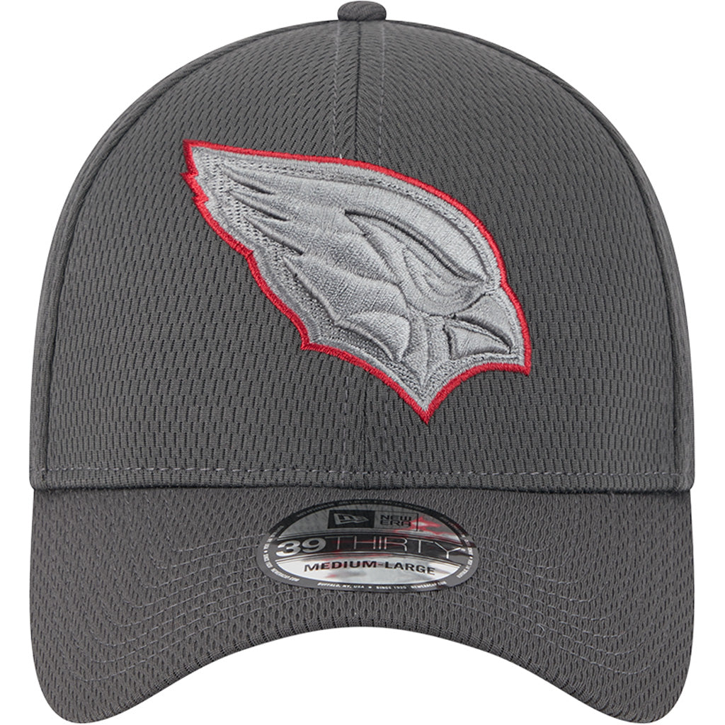 NFL Arizona Cardinals New Era Tonal Graphite 39THIRTY Flex Fit Hat - Graphite