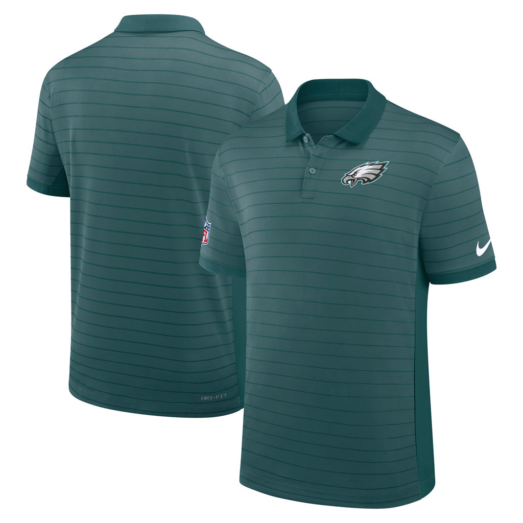 NFL Philadelphia Eagles Nike 2025 Dri-Fit Striped Polo - Green