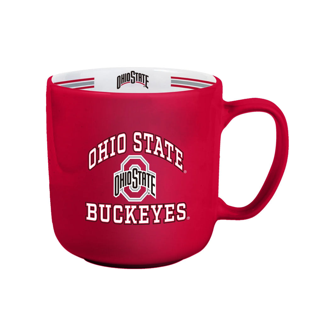 NCAA Ohio State Buckeyes Logo Brands 15oz Stripe Mug